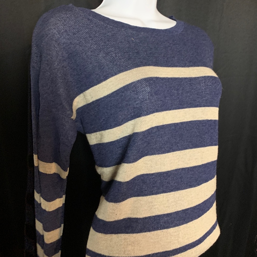 Blue Striped Sweater